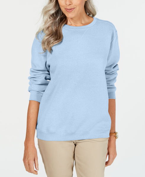 Petite Fleece Crewneck Sweatshirt